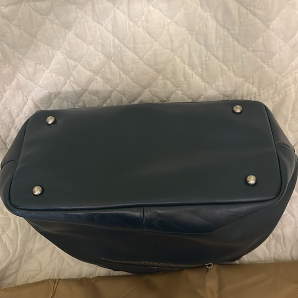 Patricia Nash Navy Leather Tote Bag - Picture 5 of 7